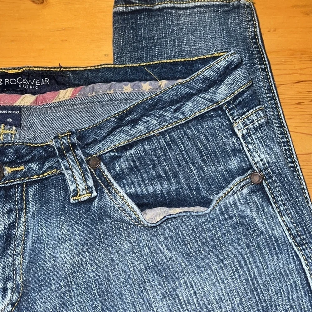 Rocawear Skinny Embellished Pockets Jeans 9 - Picture 6 of 9